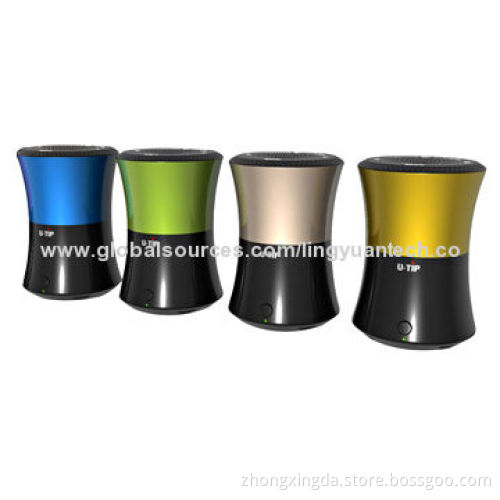 Portable High-quality Sound Bluetooth Stereo Speakers with TF Card Supported, Touch Control